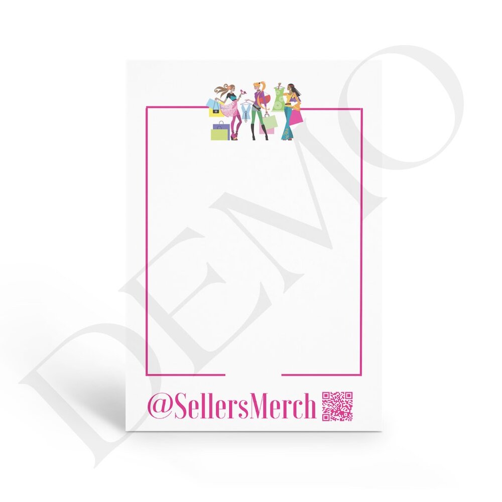 Custom Note Cards for Small Business Packaging – Personalized with QR Code - Picture 2 of 5